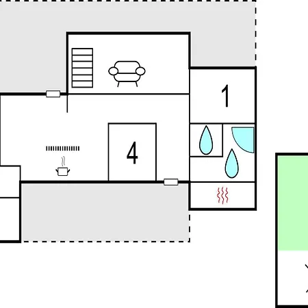 Four-bedroom Holiday In Сasa de vacaciones Saltum